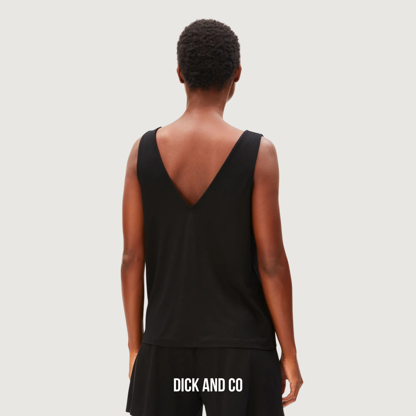 Jersey Top Met V-Hals