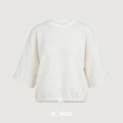 Sweater met omgeslagen mouwen