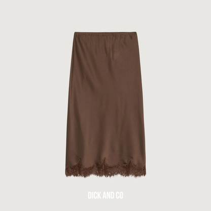 Lace Silky skirt