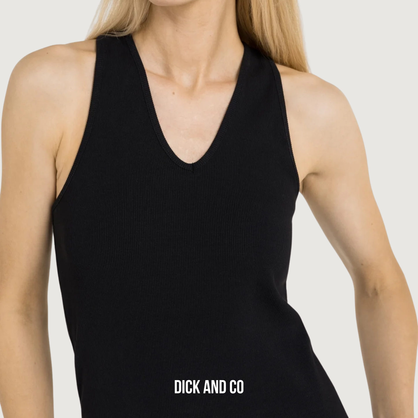 Singlet met gekruist rugdetail