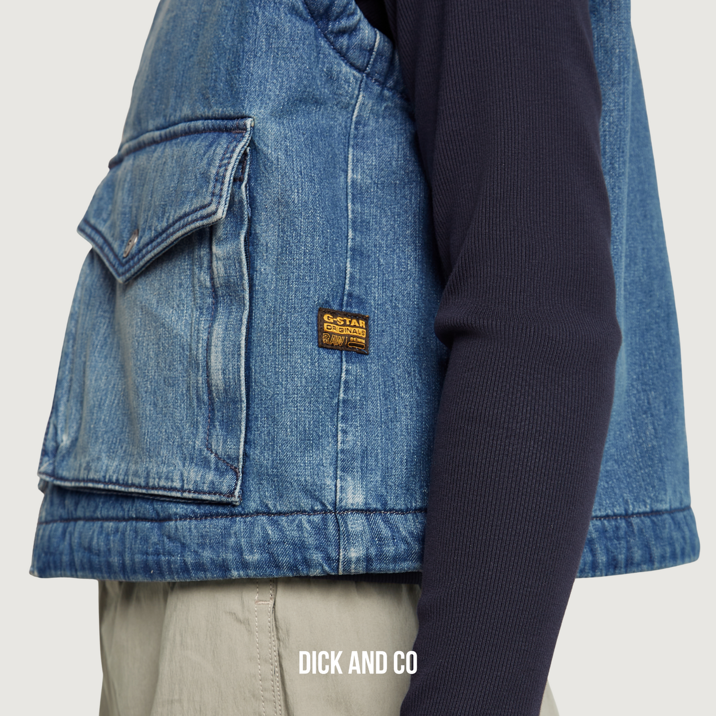 2-Pkt Padded Zip vest