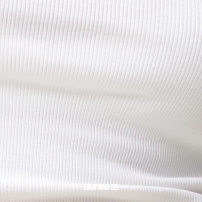 Scoop neck rib singlet