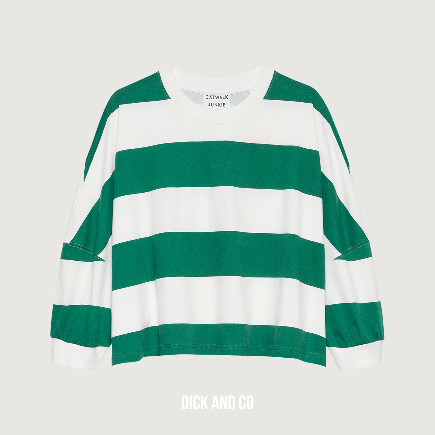 Oversized bold striped t-shirt