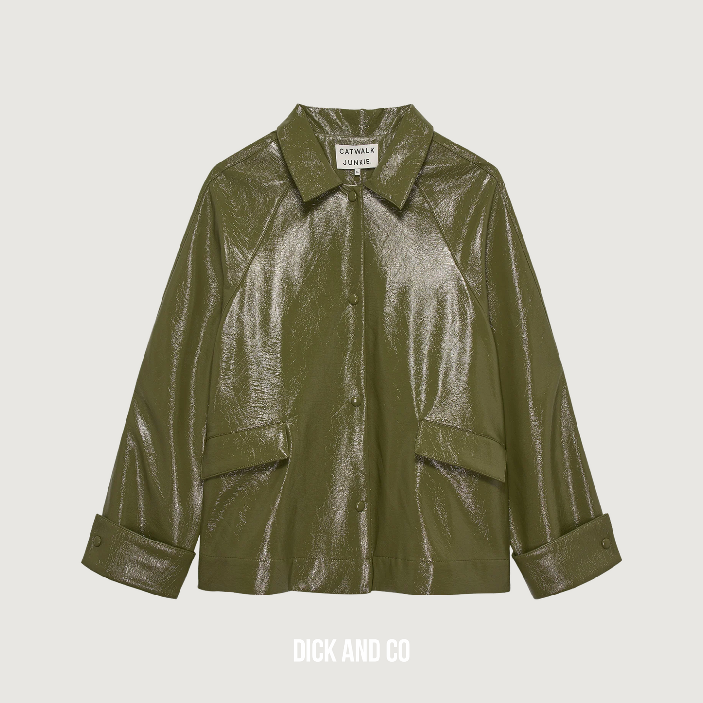 Vegan leather jas (2503022405)