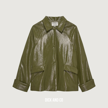 Vegan leather jas (2503022405)