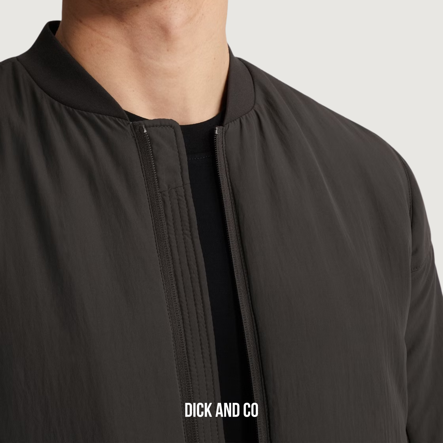 Bomber jacket met ritssluiting