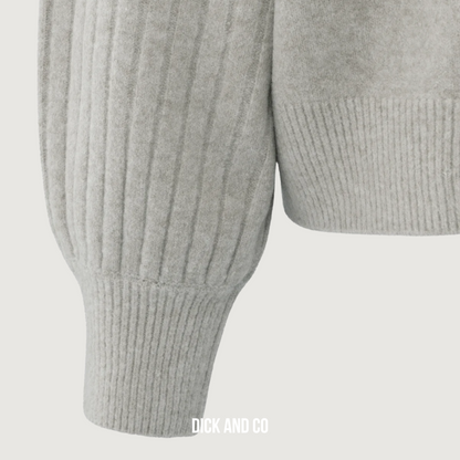 Trui met ribgebreide mouwen (01-000410-509)