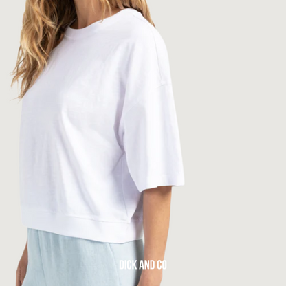 T-shirt gemêleerde textuur (01-109089-506)