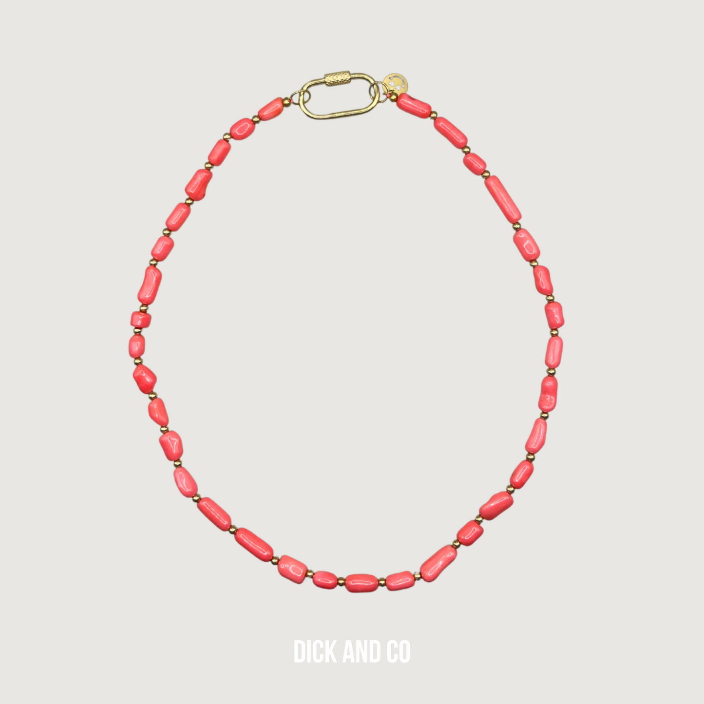 Tommy Gold Pink ketting