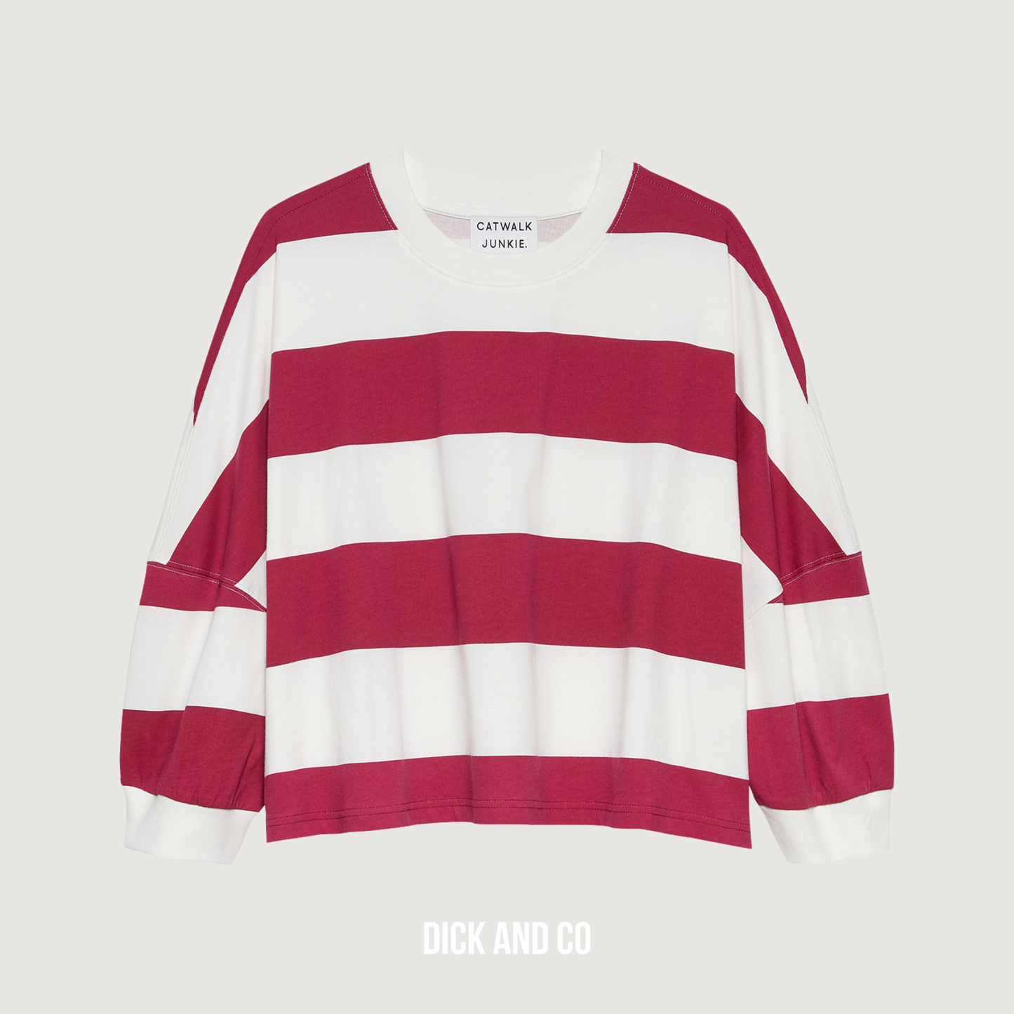 Oversized bold striped t-shirt