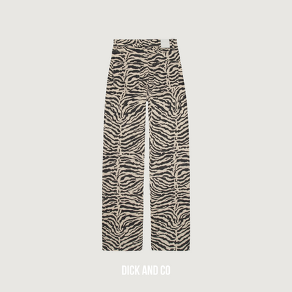 Loose fit zebra jeans (2503023207)