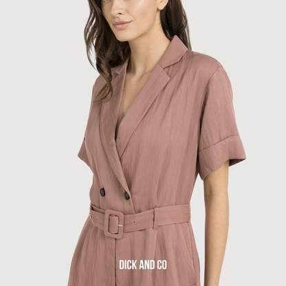 Playsuit met dubbele knopen