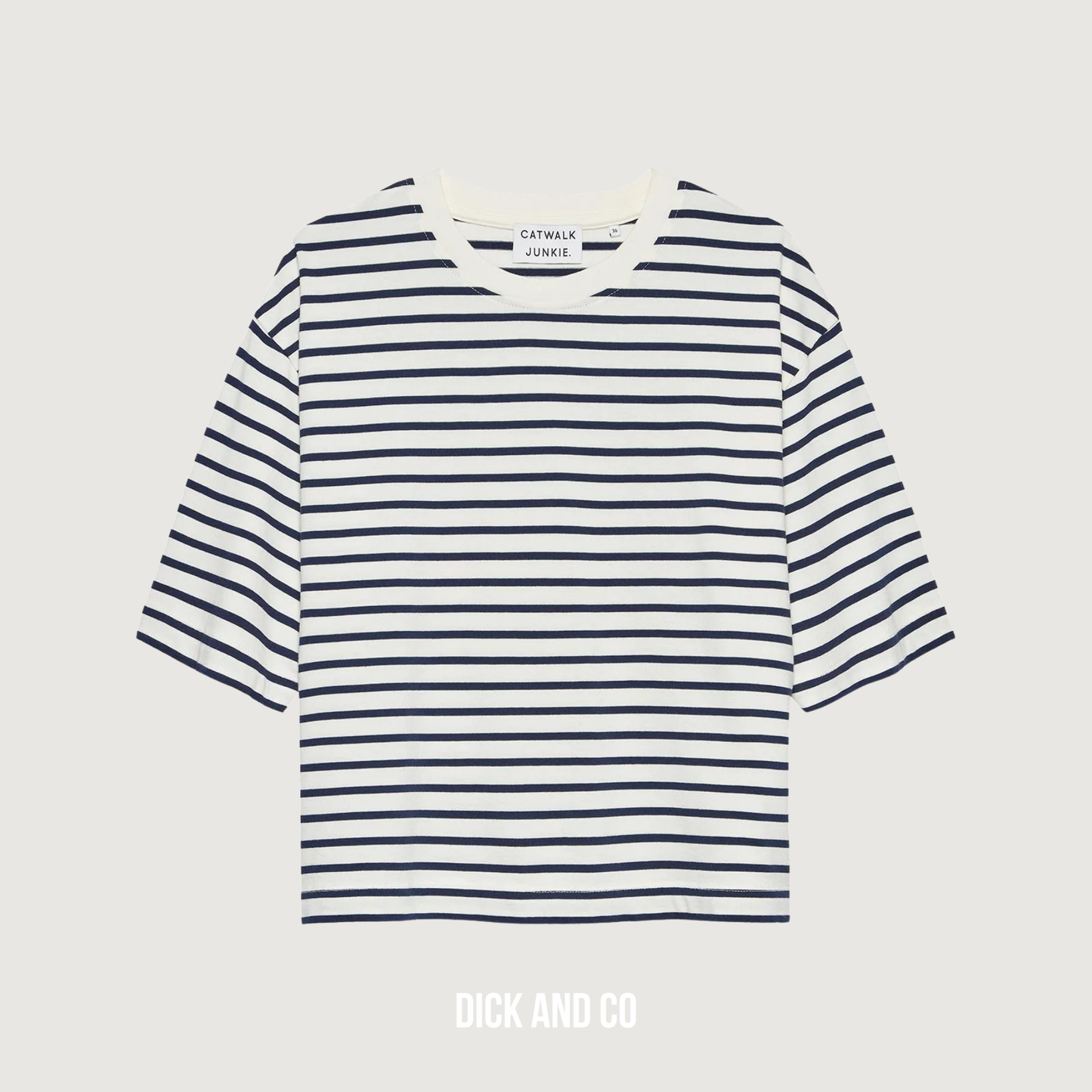 Loose fit striped t-shirt