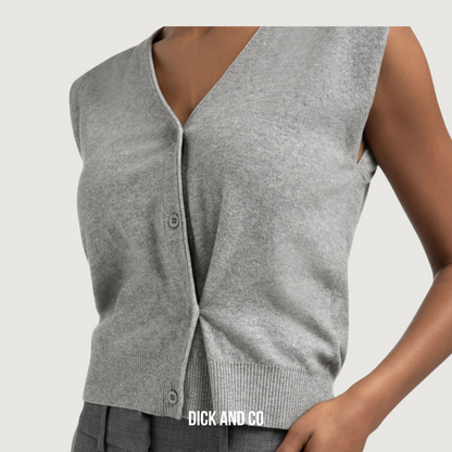 Gebreid gilet (01-010120-508)