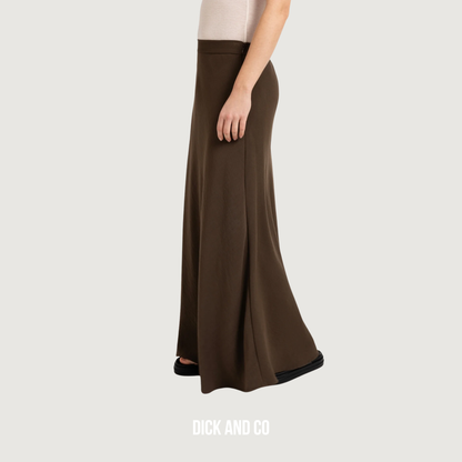 Maxi rok met elastische taille