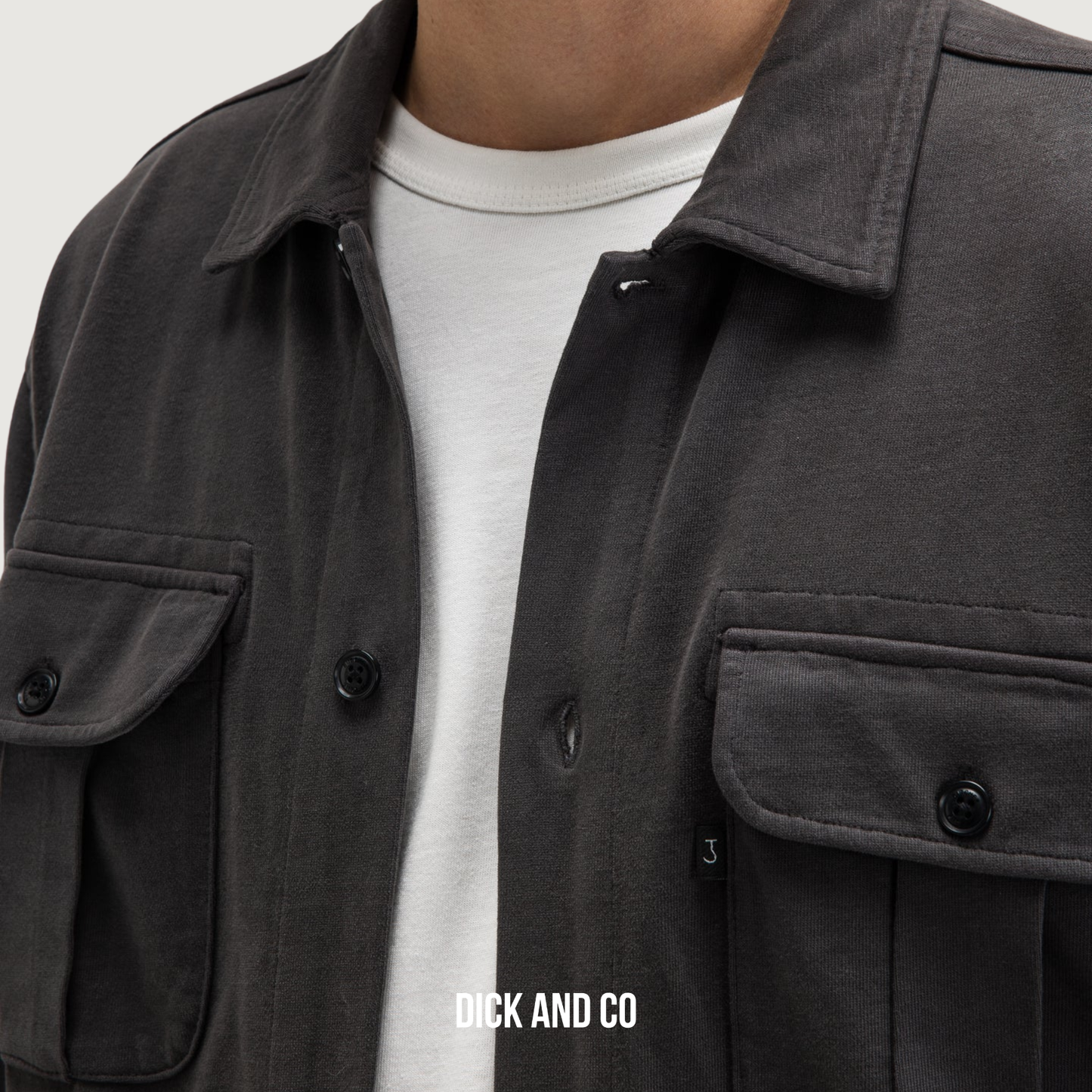 Phil Peached Jersey Overshirt