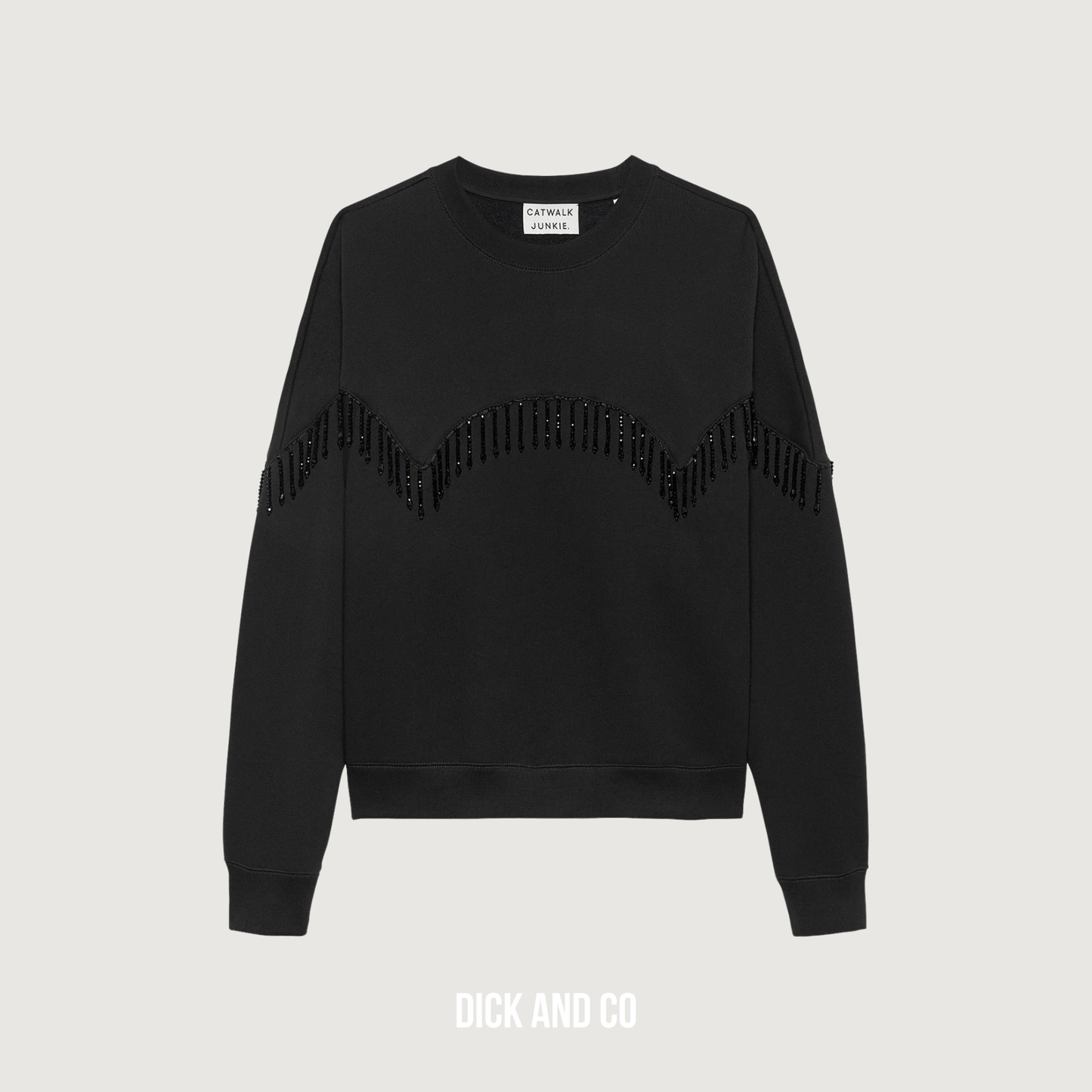 Sweater met kralenfringes (2504020609)