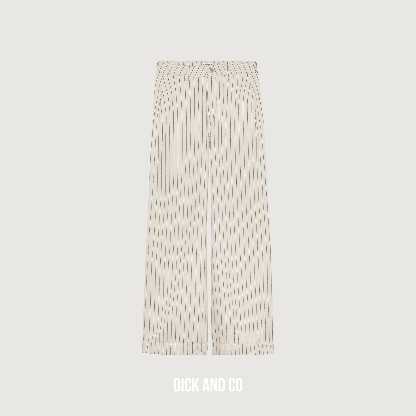 Wide Leg Striped Jeans