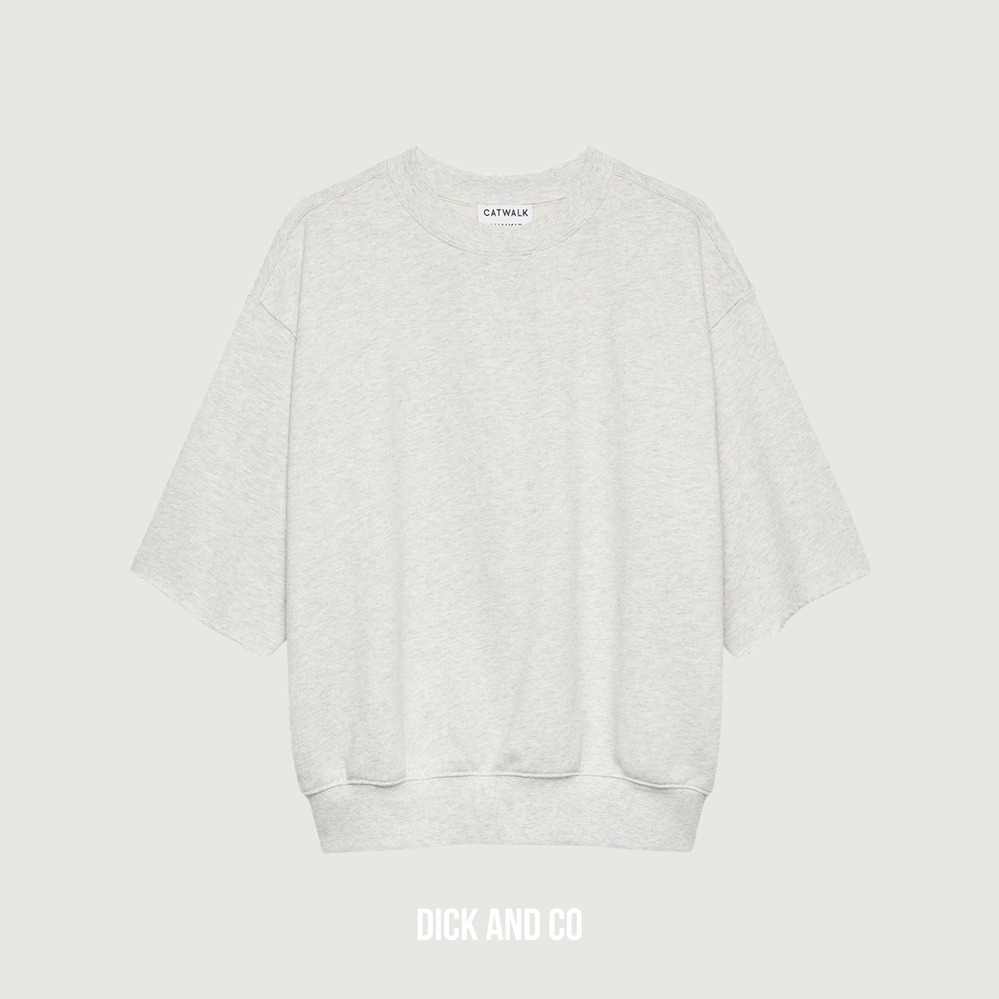 Short sleeve graphic sweater