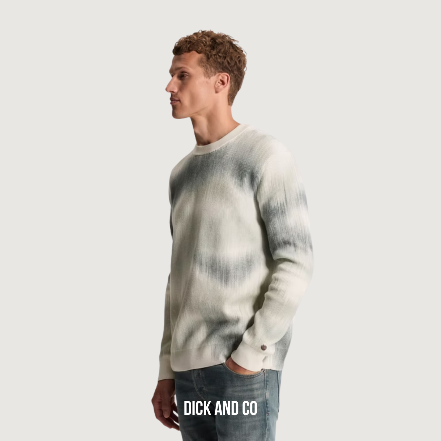 Trui met allover print