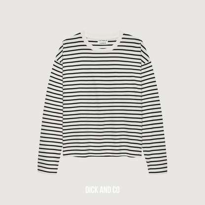 Relaxed Striped Long Sleeve