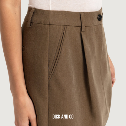 Mini skort met plooidetail