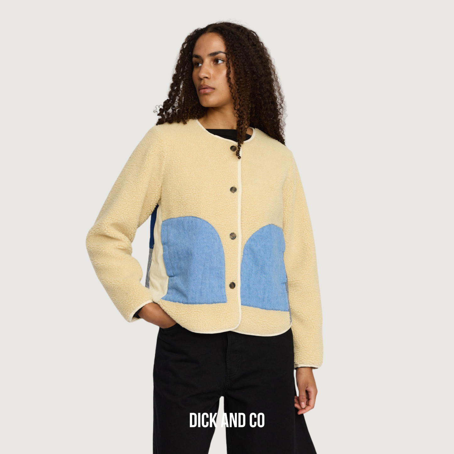 77359 Teddy Block Jacket