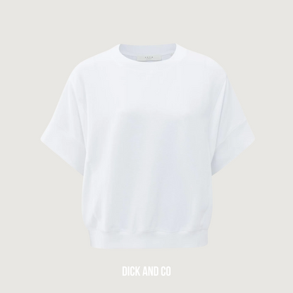 Geribde jersey t-shirt (01-709313-508)