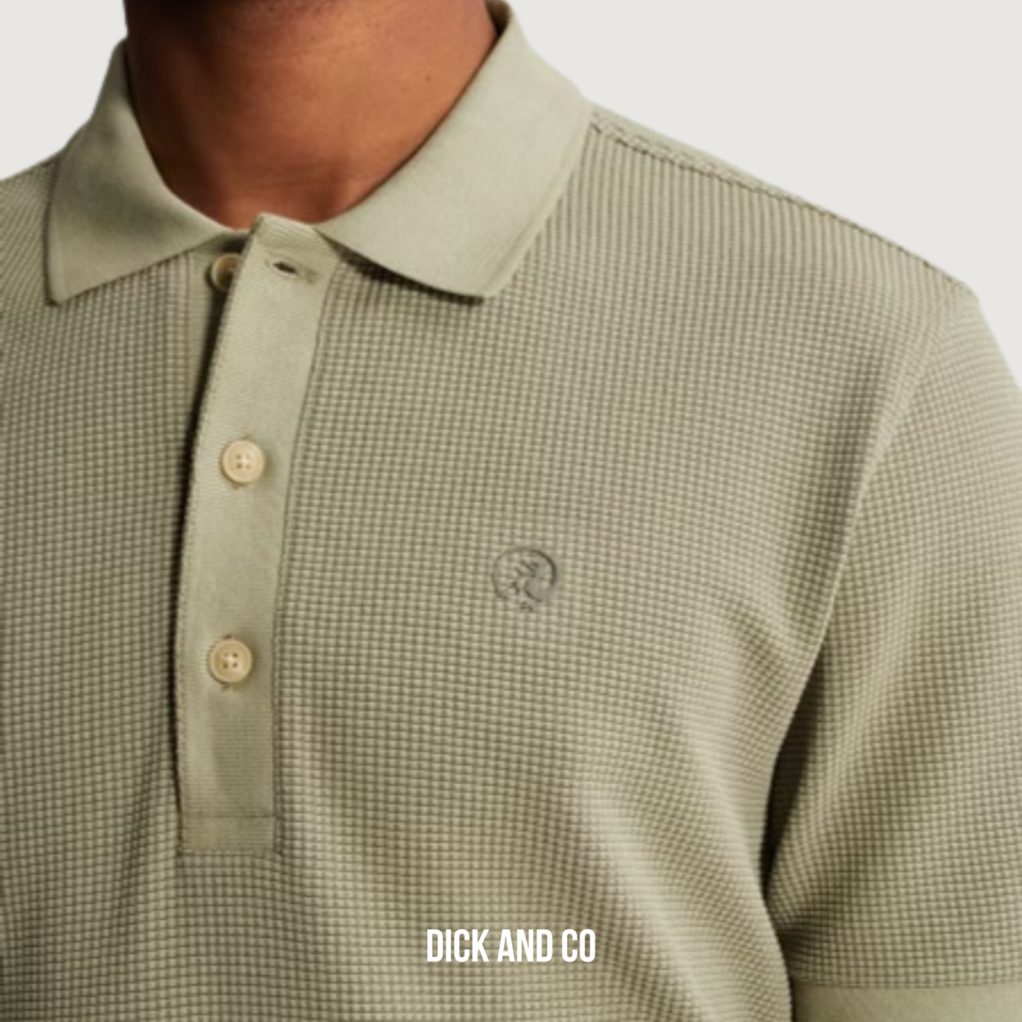 Polo met wafelstructuur