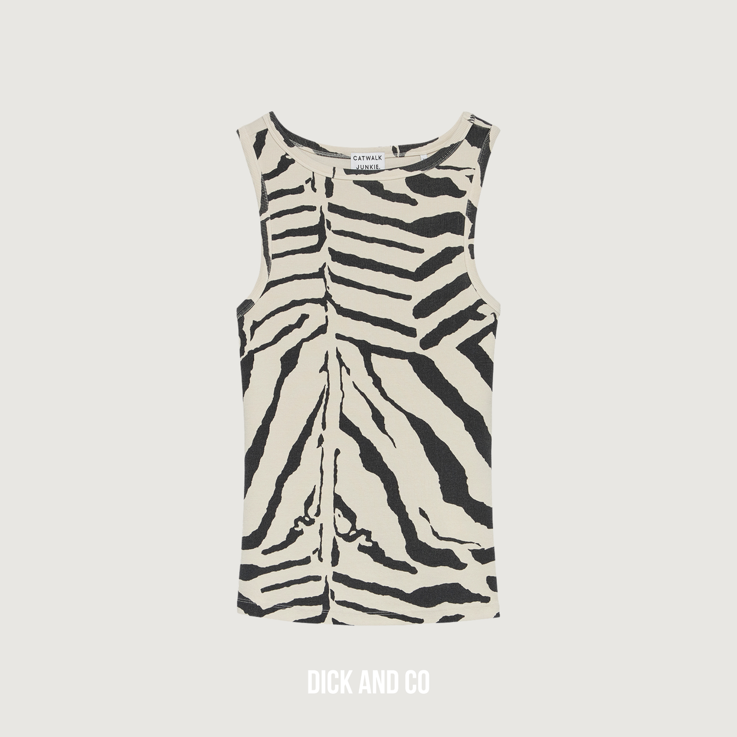 Classic zebra rib singlet