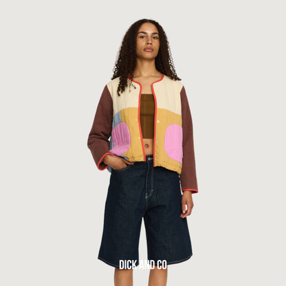 77360 Quilted Block Jacket