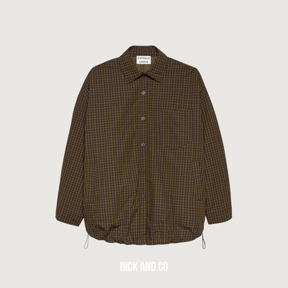 Light padded check jacket