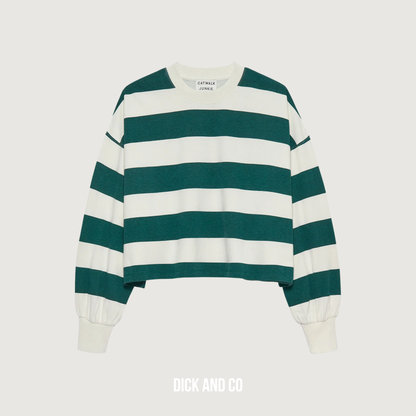 Oversized gestreepte long sleeve