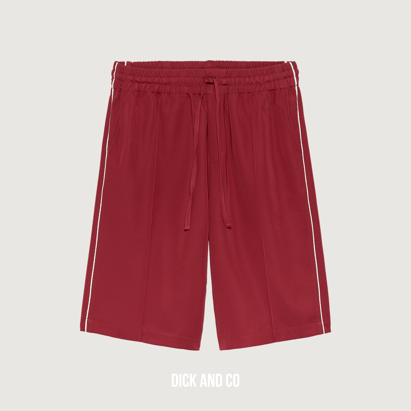 Tracksuit bermuda met bies detail