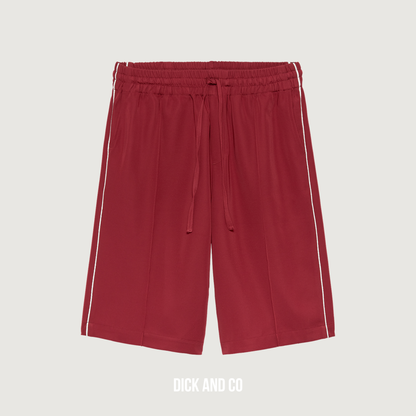 Tracksuit bermuda met bies detail