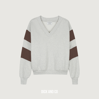 Sporty Vneck Sweater