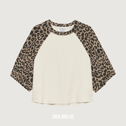 Baseball leopard t-shirt