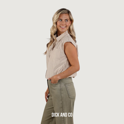 Abby top Stripe