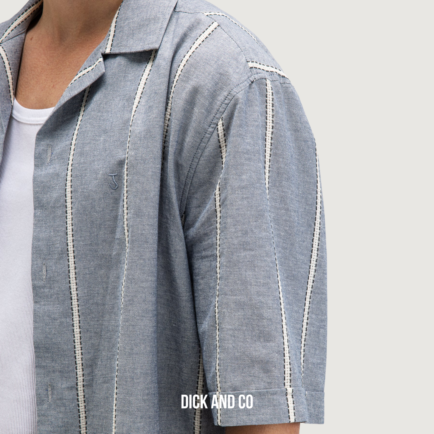 Quinn Linen Stripe shirt