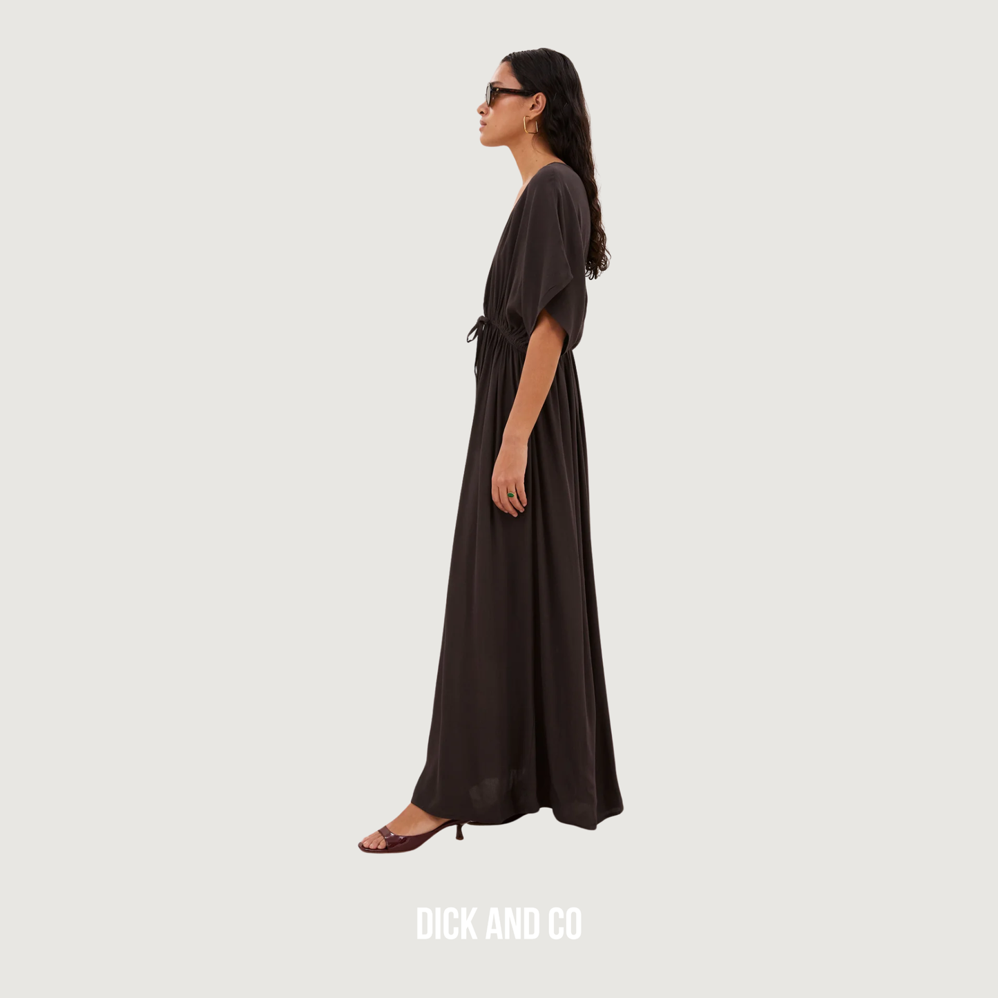Long twill dress