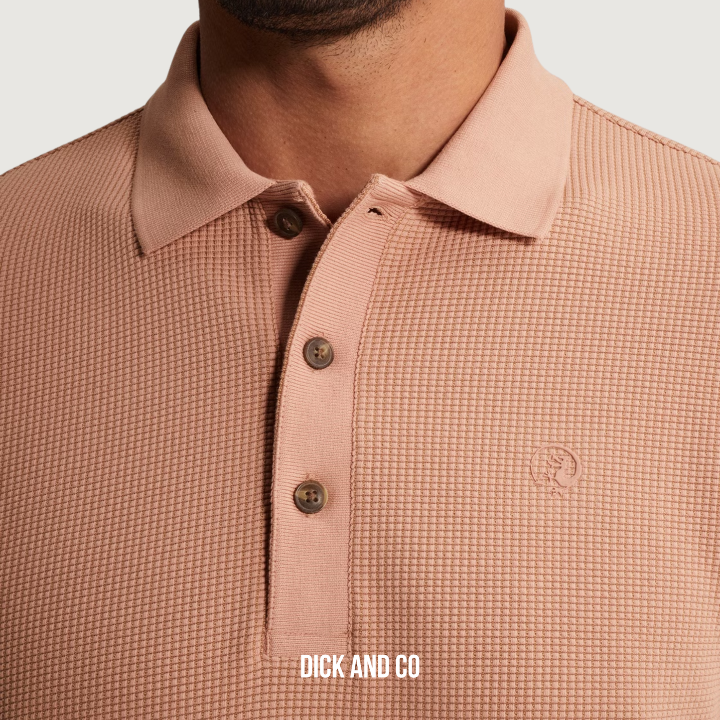 Polo met wafelstructuur