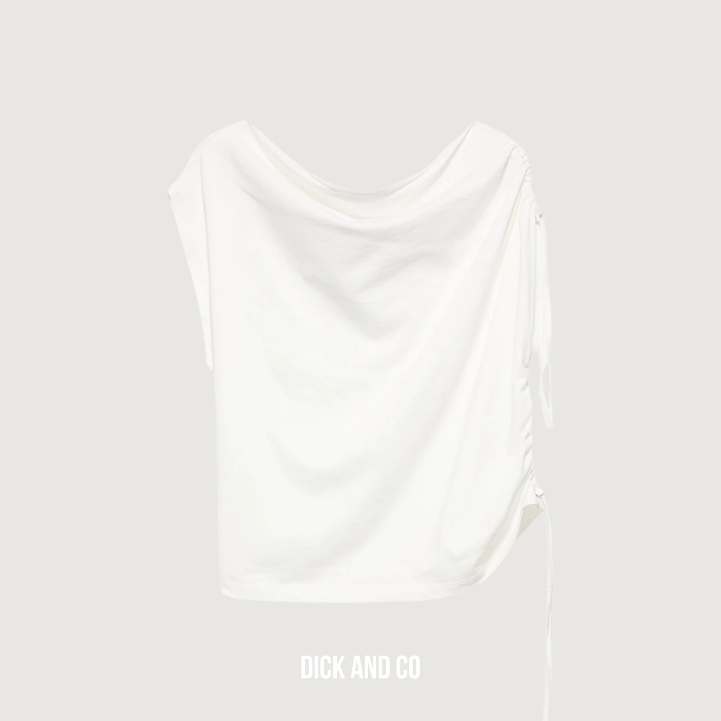 Asymmetric strap top