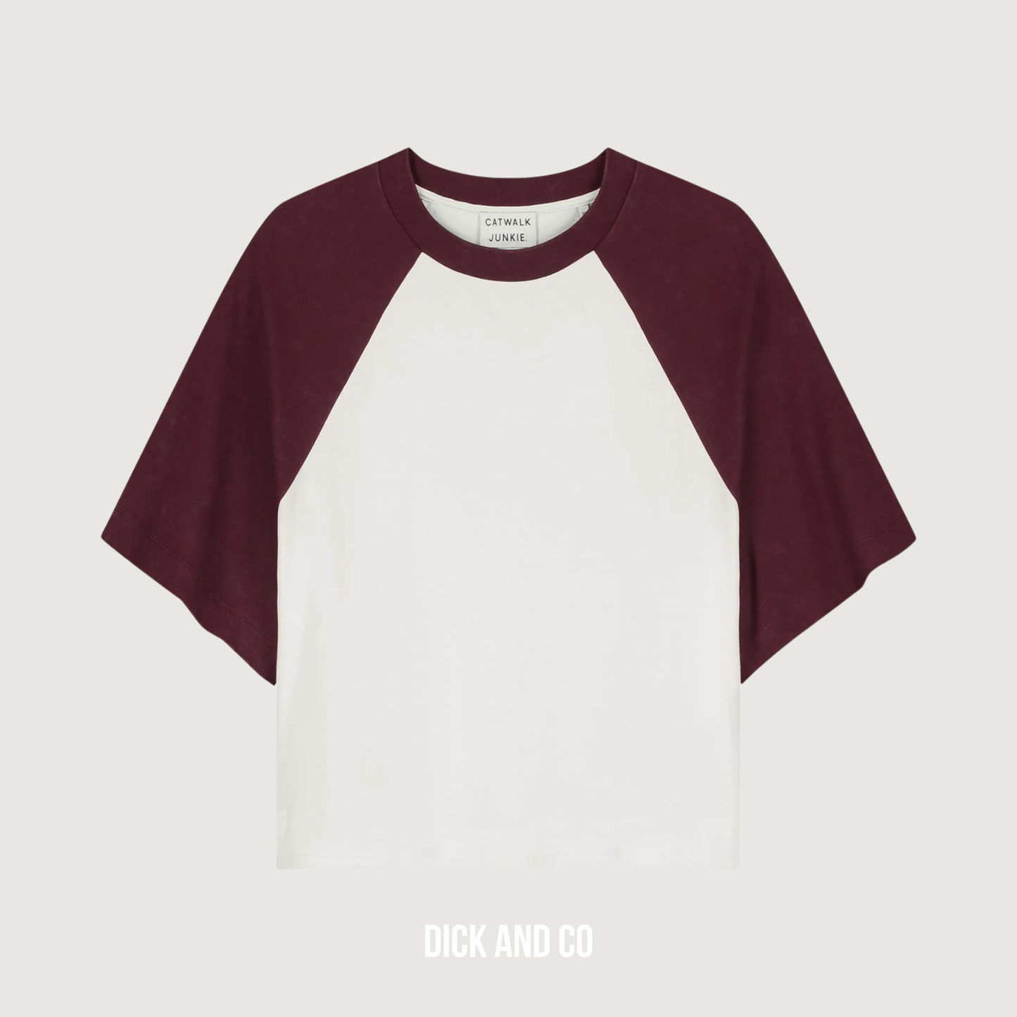 Baseball contrast t-shirt