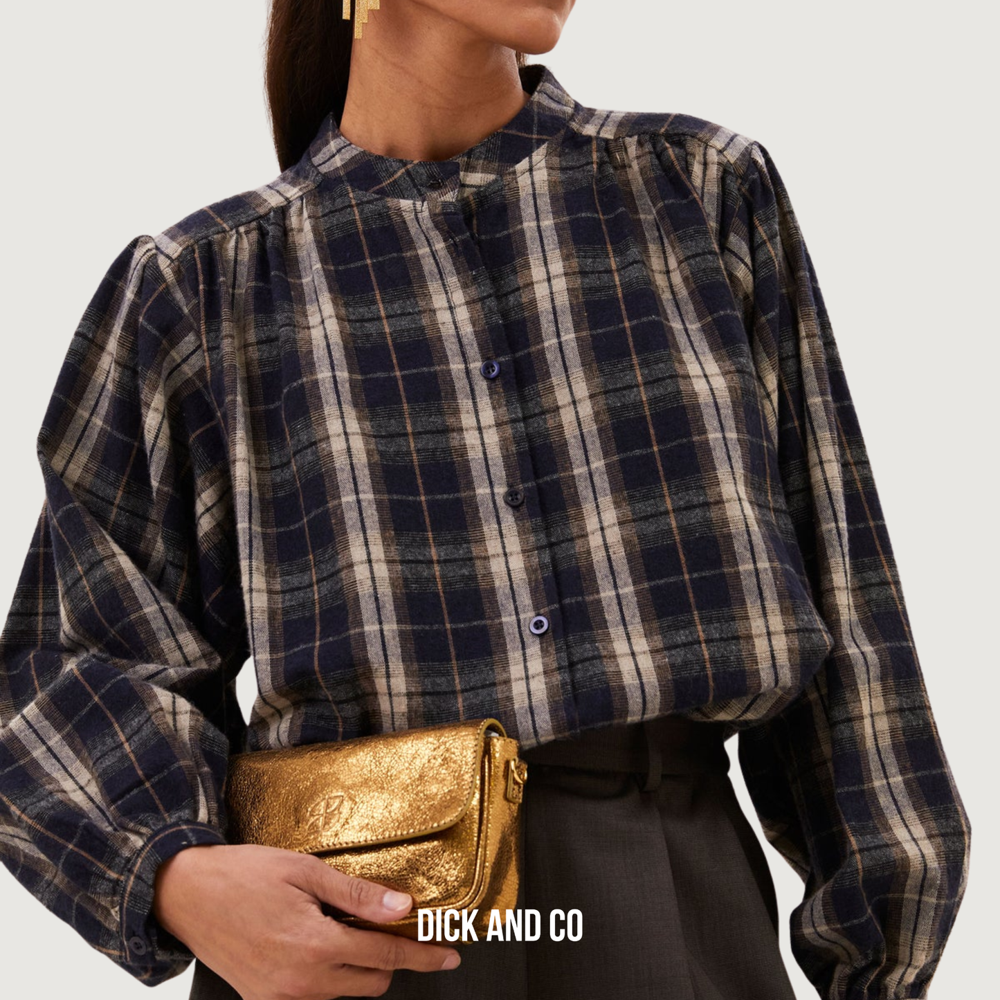 Jagger Check Blouse