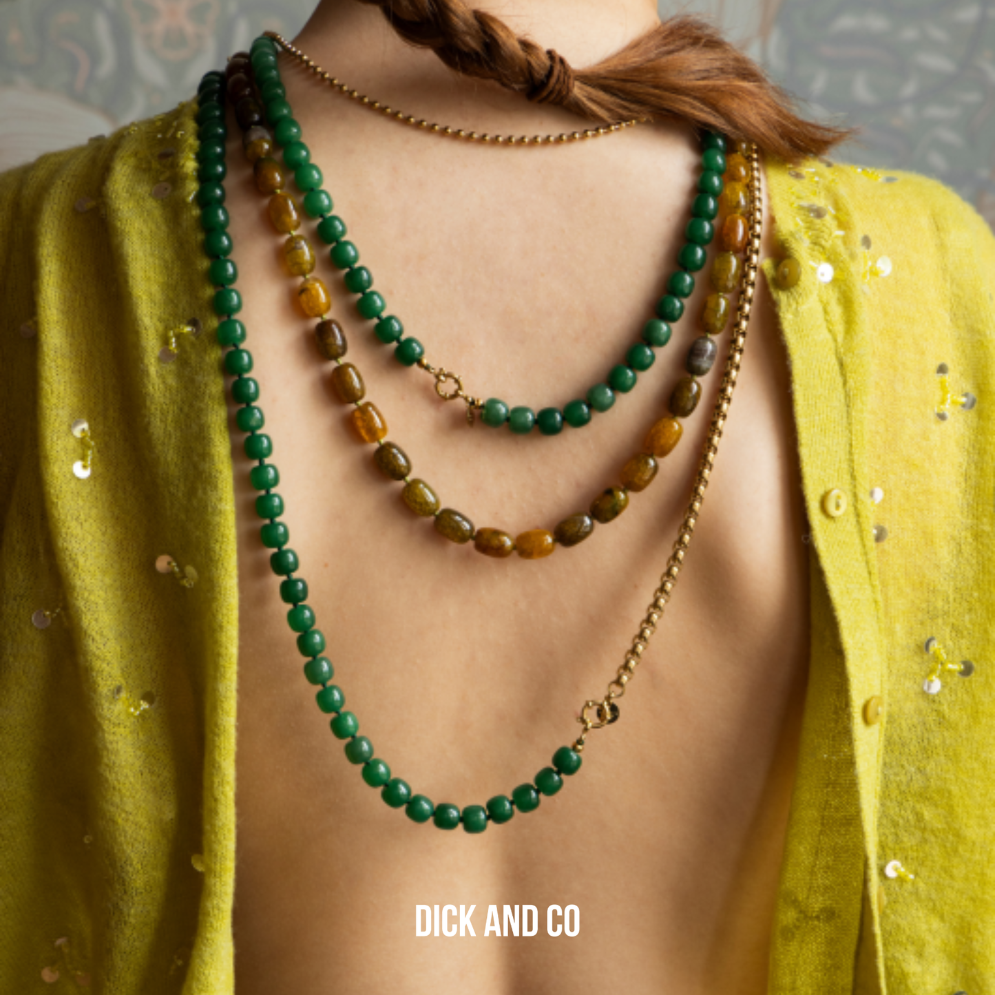 Bobby Forest Green Necklace