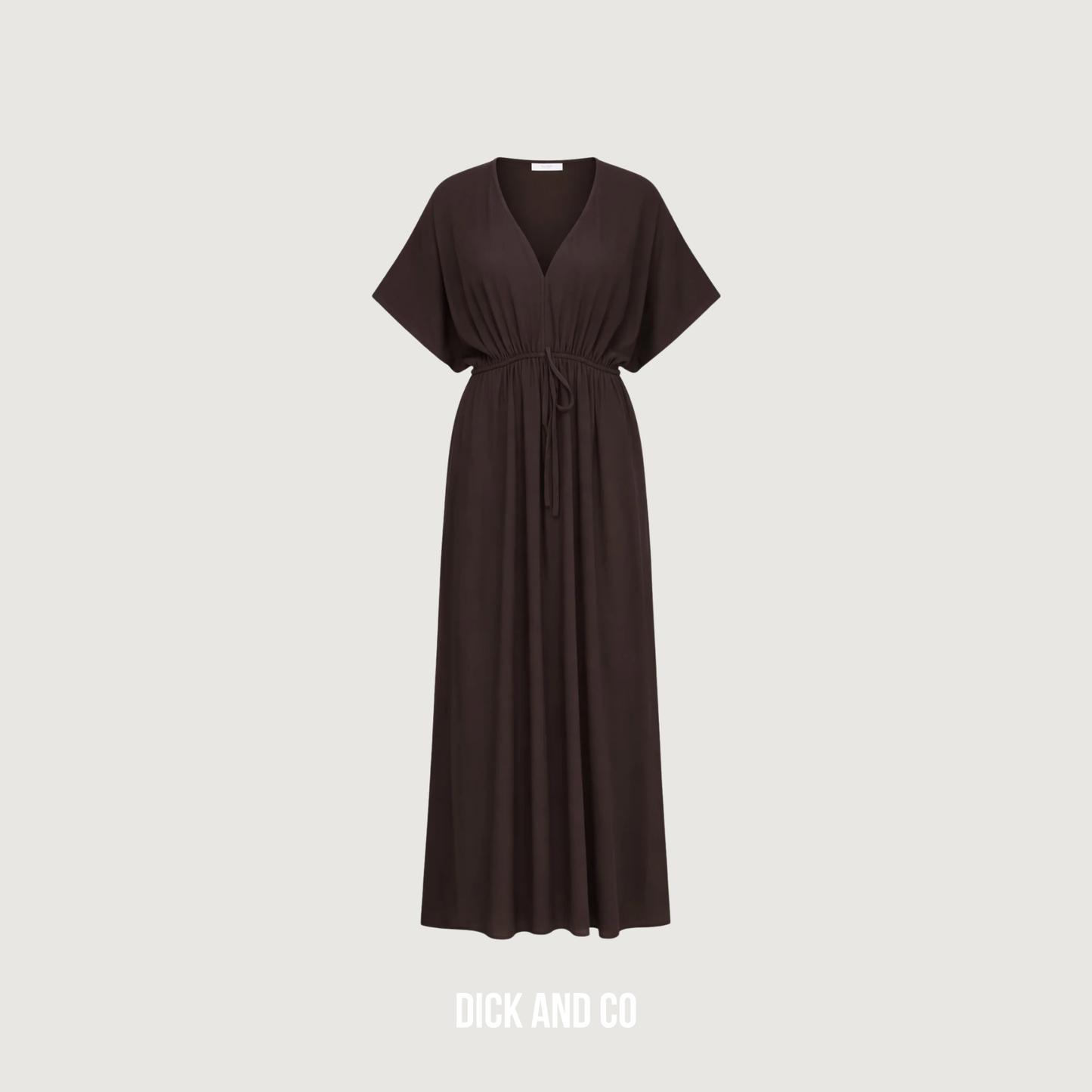 Long twill dress