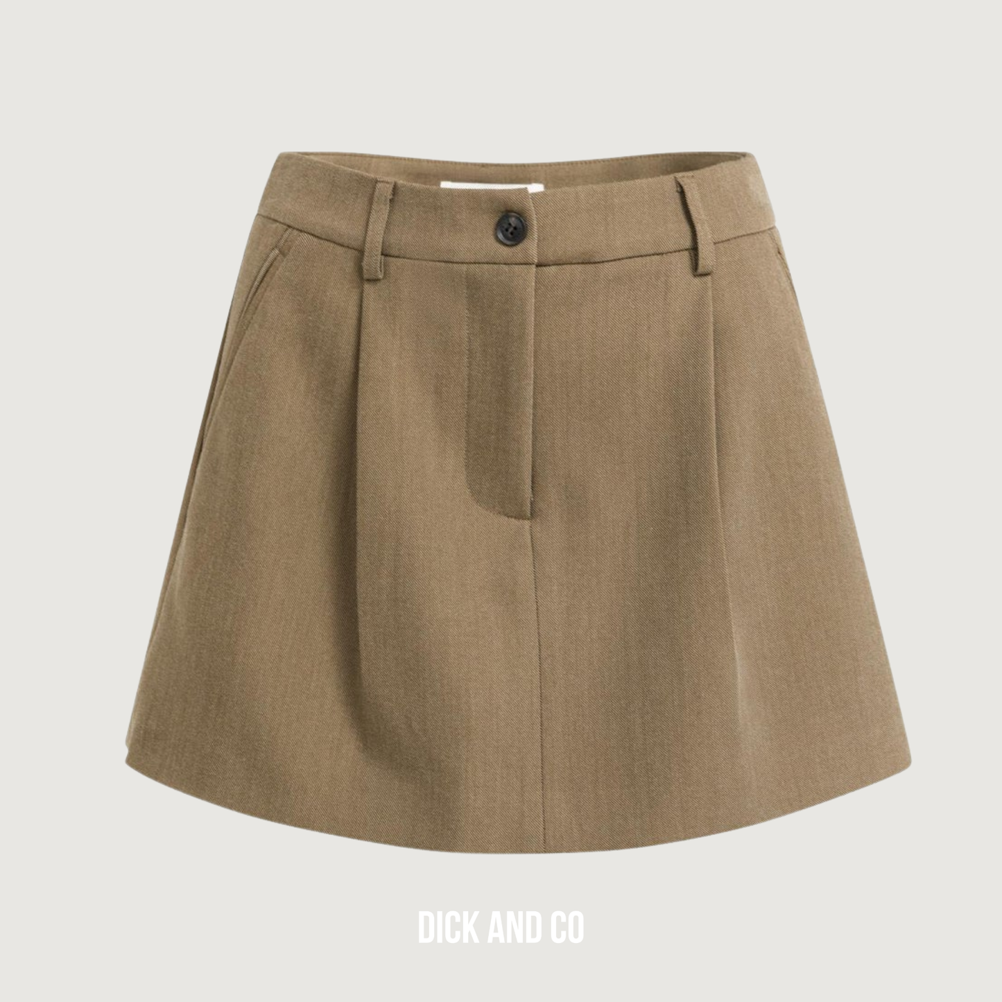 Mini skort met plooidetail