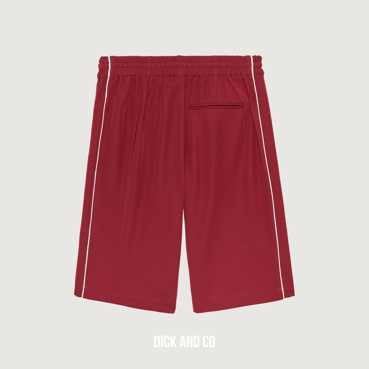 Tracksuit bermuda met bies detail