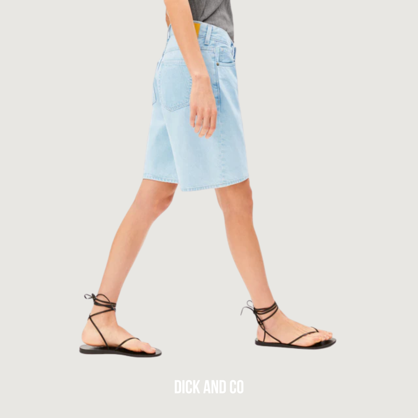 Thalinaa Mid Waist Denim short
