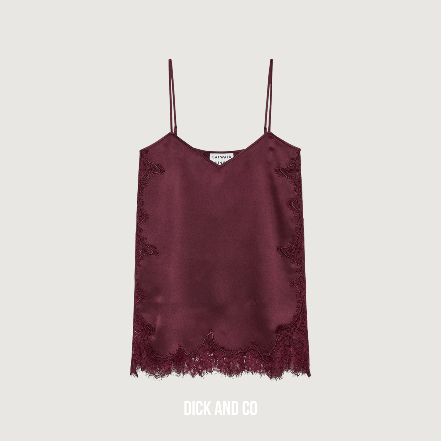 Lace spaghetti top